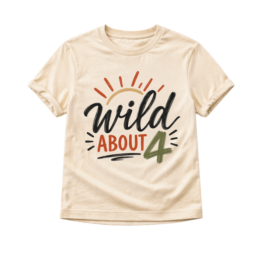 Wild About Four - Birthday