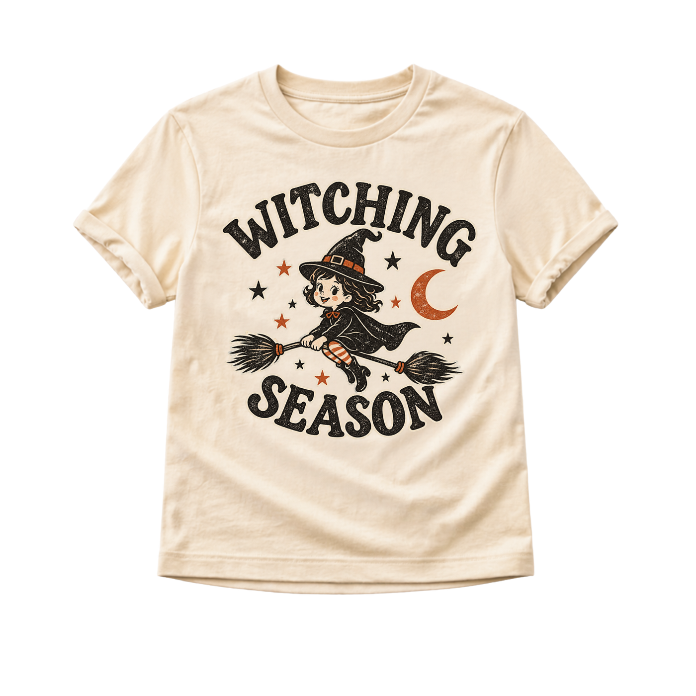 Witch Halloween Shirt for Kids, Witching Season Toddler Tee, Baby Halloween Bodysuit, Vintage Witch Shirt, Spooky Kids Halloween Outfit
